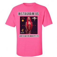 Unisex Ultra Cotton Safety Neon Crewneck Tee