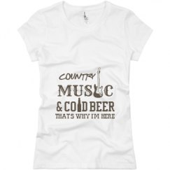 Ladies Slim Fit Basic Promo Jersey Tee