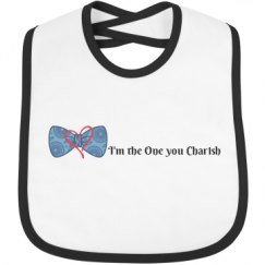 Infant Contrast Trim Bib