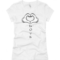 Ladies Slim Fit Basic Promo Jersey Tee