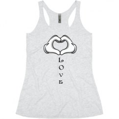 Ladies Slim Fit Super Soft Racerback Triblend Tank