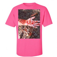 Unisex Ultra Cotton Safety Neon Crewneck Tee