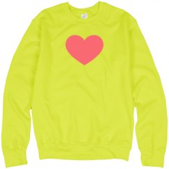 Unisex Neon Crewneck Sweatshirt
