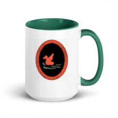 15oz Ceramic Mug with Color Inside