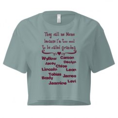 Ladies Festival Cali Crop Top Tee