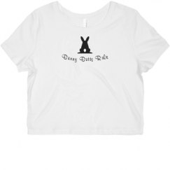 Ladies Slim Fit Crop Top Tee
