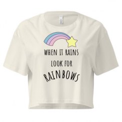 Ladies Festival Cali Crop Top Tee