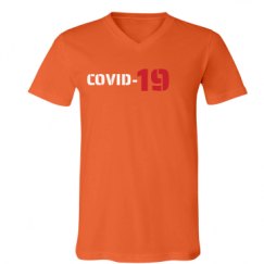 Unisex V-Neck Jersey Tee