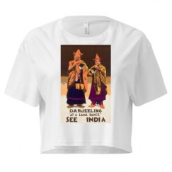 Ladies Festival Cali Crop Top Tee