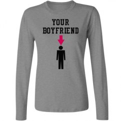 Ladies Relaxed Fit Basic Long Sleeve Tee