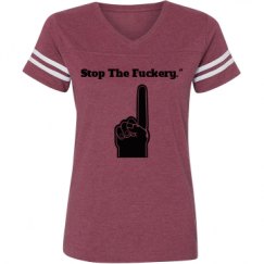 Ladies Relaxed Fit Vintage Sports Tee