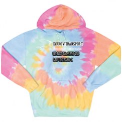 Unisex Tie-Dye Fleece Hoodie