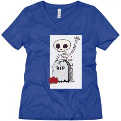 Ladies Relaxed Fit V-Neck Tee