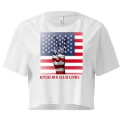 Ladies Festival Cali Crop Top Tee