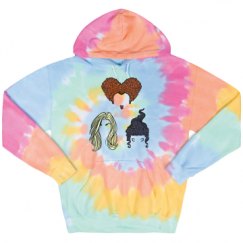 Unisex Tie-Dye Fleece Hoodie