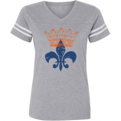 Ladies Relaxed Fit Vintage Sports Tee