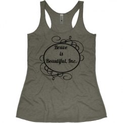 Ladies Slim Fit Super Soft Racerback Triblend Tank