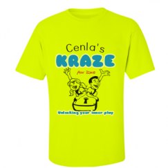 Unisex Ultra Cotton Safety Neon Crewneck Tee