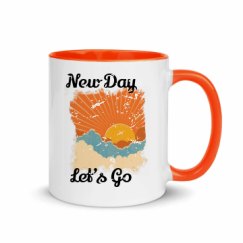 11oz Ceramic Mug with Color Inside