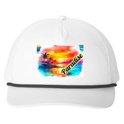 Snapback Five-Panel Rope Hat