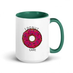15oz Ceramic Mug with Color Inside