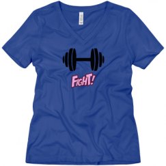 Ladies Relaxed Fit V-Neck Tee