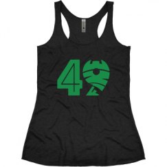 Ladies Slim Fit Super Soft Racerback Triblend Tank