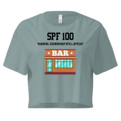 Ladies Festival Cali Crop Top Tee