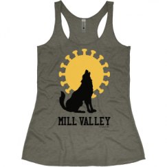 Ladies Slim Fit Super Soft Racerback Triblend Tank