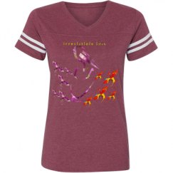 Ladies Relaxed Fit Vintage Sports Tee