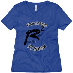 Ladies Relaxed Fit V-Neck Tee