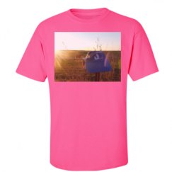 Unisex Ultra Cotton Safety Neon Crewneck Tee