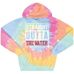 Unisex Tie-Dye Fleece Hoodie