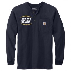 Unisex Carhartt Long Sleeve Henley Tee 