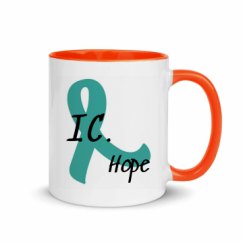 11oz Ceramic Mug with Color Inside