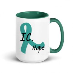 15oz Ceramic Mug with Color Inside