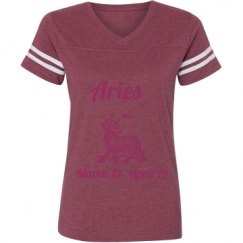 Ladies Relaxed Fit Vintage Sports Tee