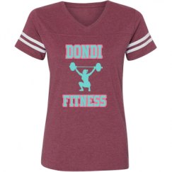 Ladies Relaxed Fit Vintage Sports Tee