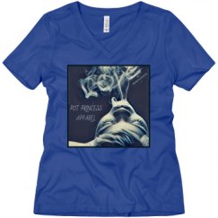 Ladies Relaxed Fit V-Neck Tee