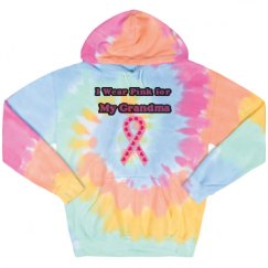 Unisex Tie-Dye Fleece Hoodie