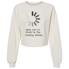 Women's Raglan Pullover Fleece