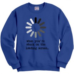 Unisex Film and Foil Crewneck Sweatshirt