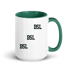 15oz Ceramic Mug with Color Inside