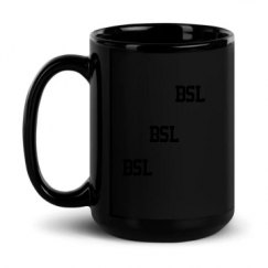 15oz Black Glossy Mug