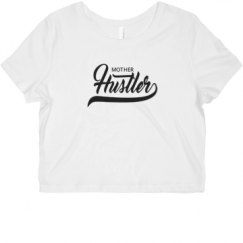Ladies Slim Fit Crop Top Tee