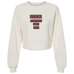 Women's Raglan Pullover Fleece