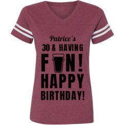 Ladies Relaxed Fit Vintage Sports Tee