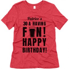 Ladies Relaxed Fit Super Soft Triblend Tee