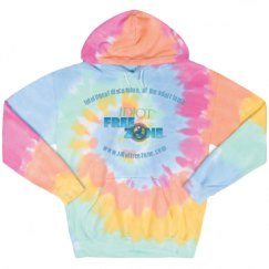 Unisex Tie-Dye Fleece Hoodie