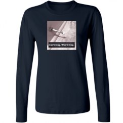 Ladies Relaxed Fit Basic Long Sleeve Tee